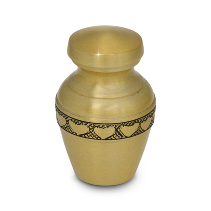 Hearts Ring Brass Keepsake